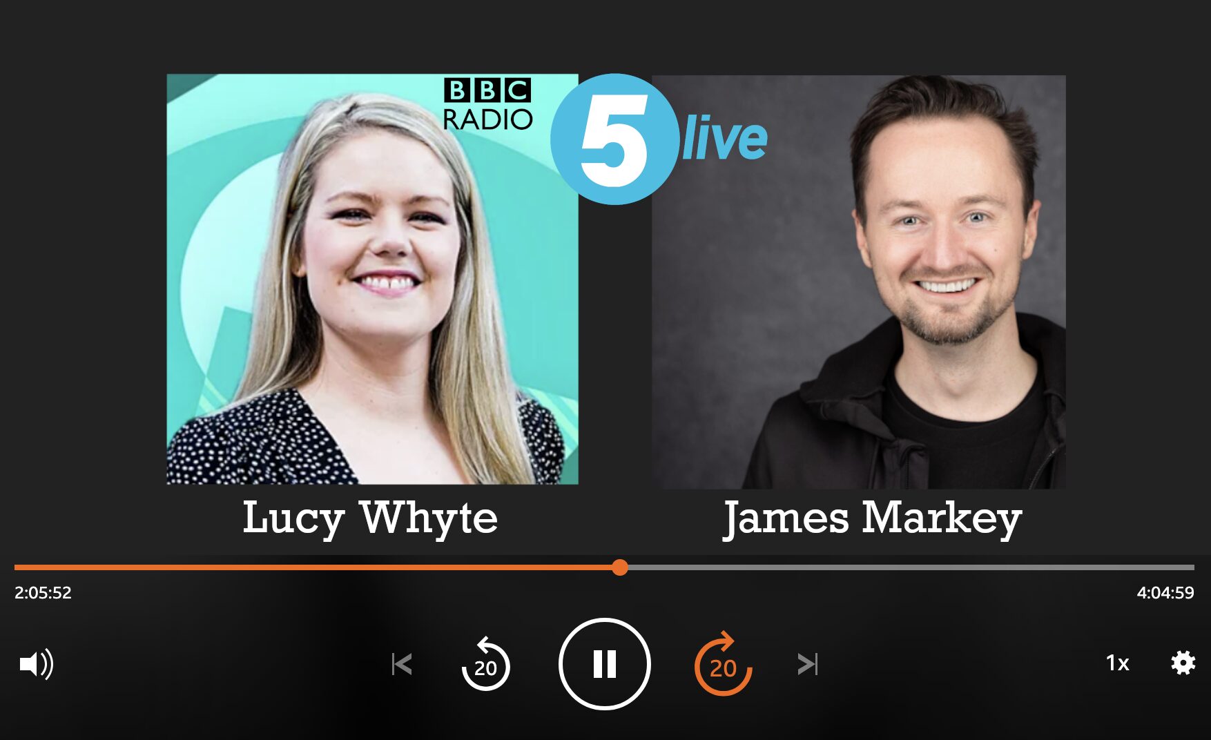 Interview Radio 5 Live BBC James Markey